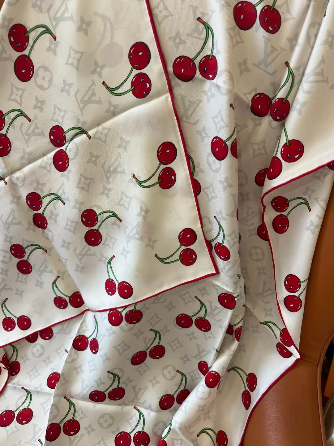 Cherry large handkerchief