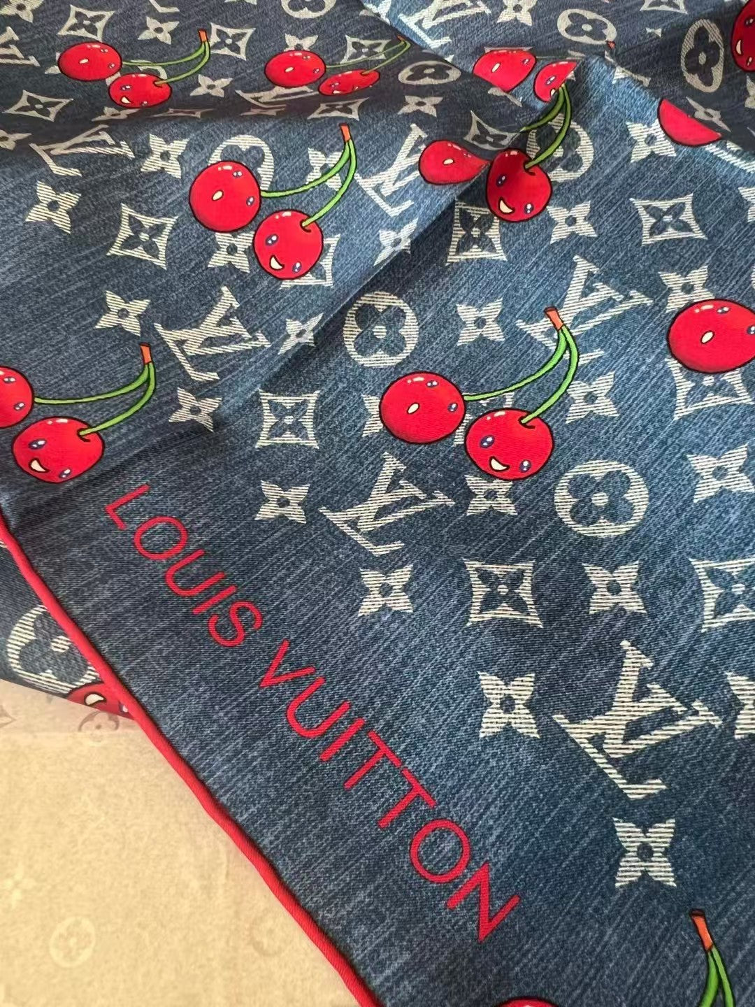 Cherry large handkerchief