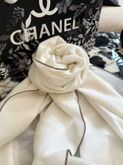 Ink wash cashmere scarf