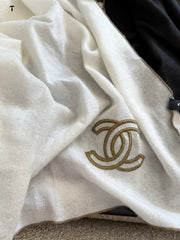 Ink wash cashmere scarf