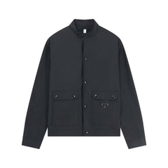New men's standing collar baseball collar