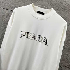 Long sleeved round neck hoodie for both men and women