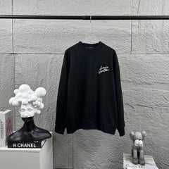 Long sleeved round neck hoodie for both men and women