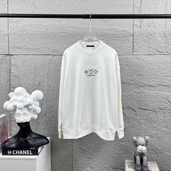 Long sleeved round neck hoodie for both men and women
