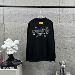 Long sleeved round neck hoodie for both men and women