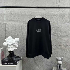 Long sleeved round neck hoodie for both men and women