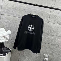 Long sleeved round neck hoodie for both men and women