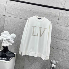 Long sleeved round neck hoodie for both men and women