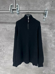 Embroidered letter zipper jacket