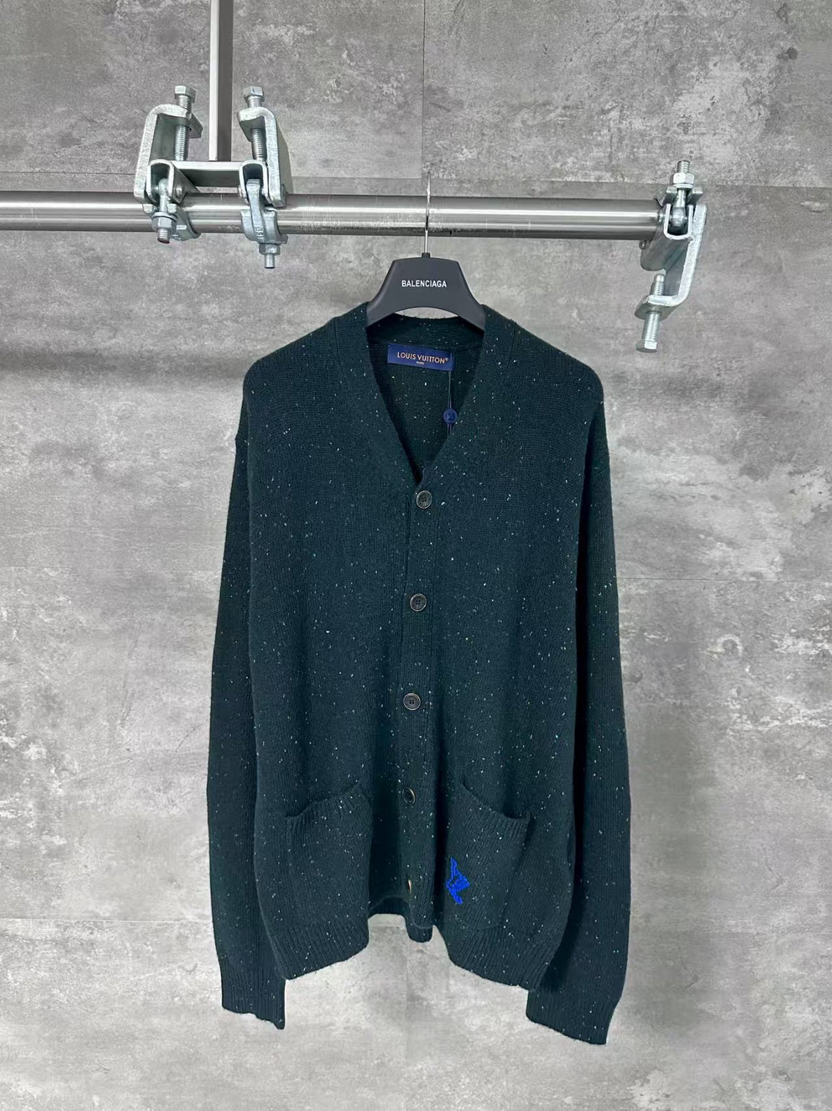 Cashmere knitted cardigan