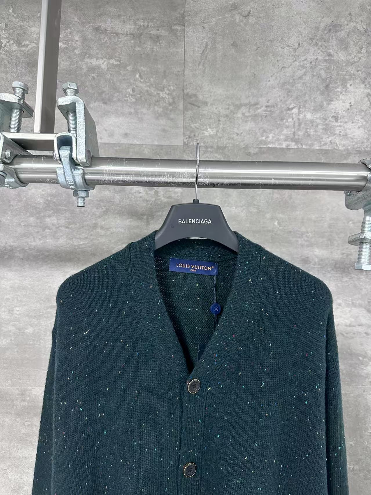 Cashmere knitted cardigan