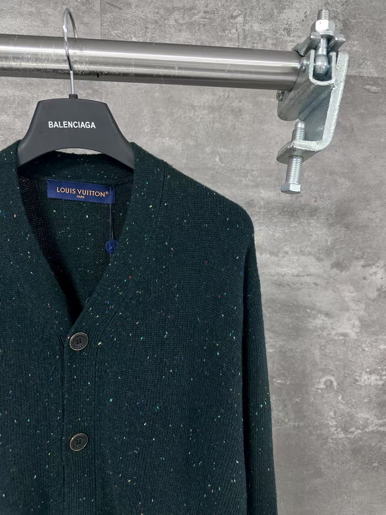 Cashmere knitted cardigan