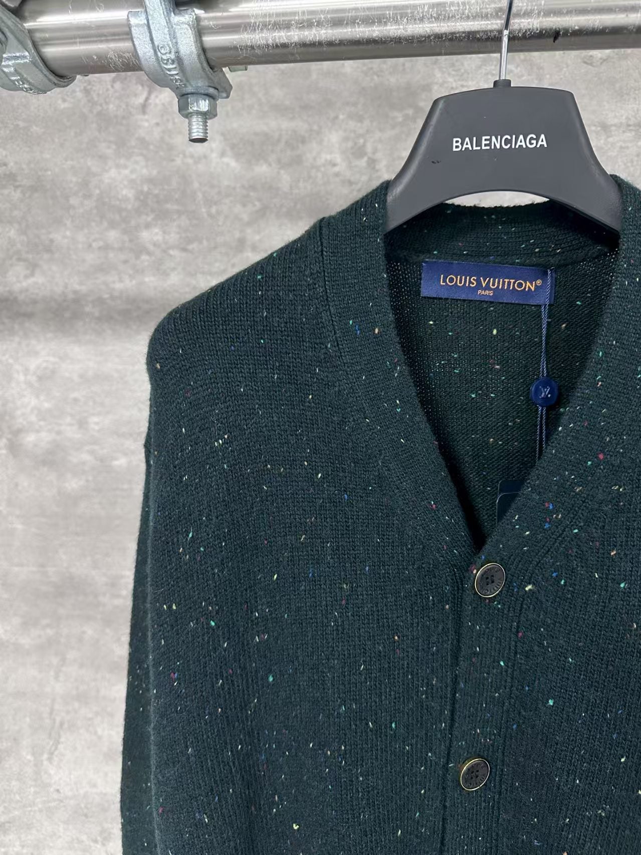 Cashmere knitted cardigan