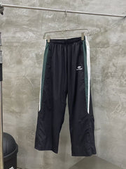 New embroidered patchwork pants