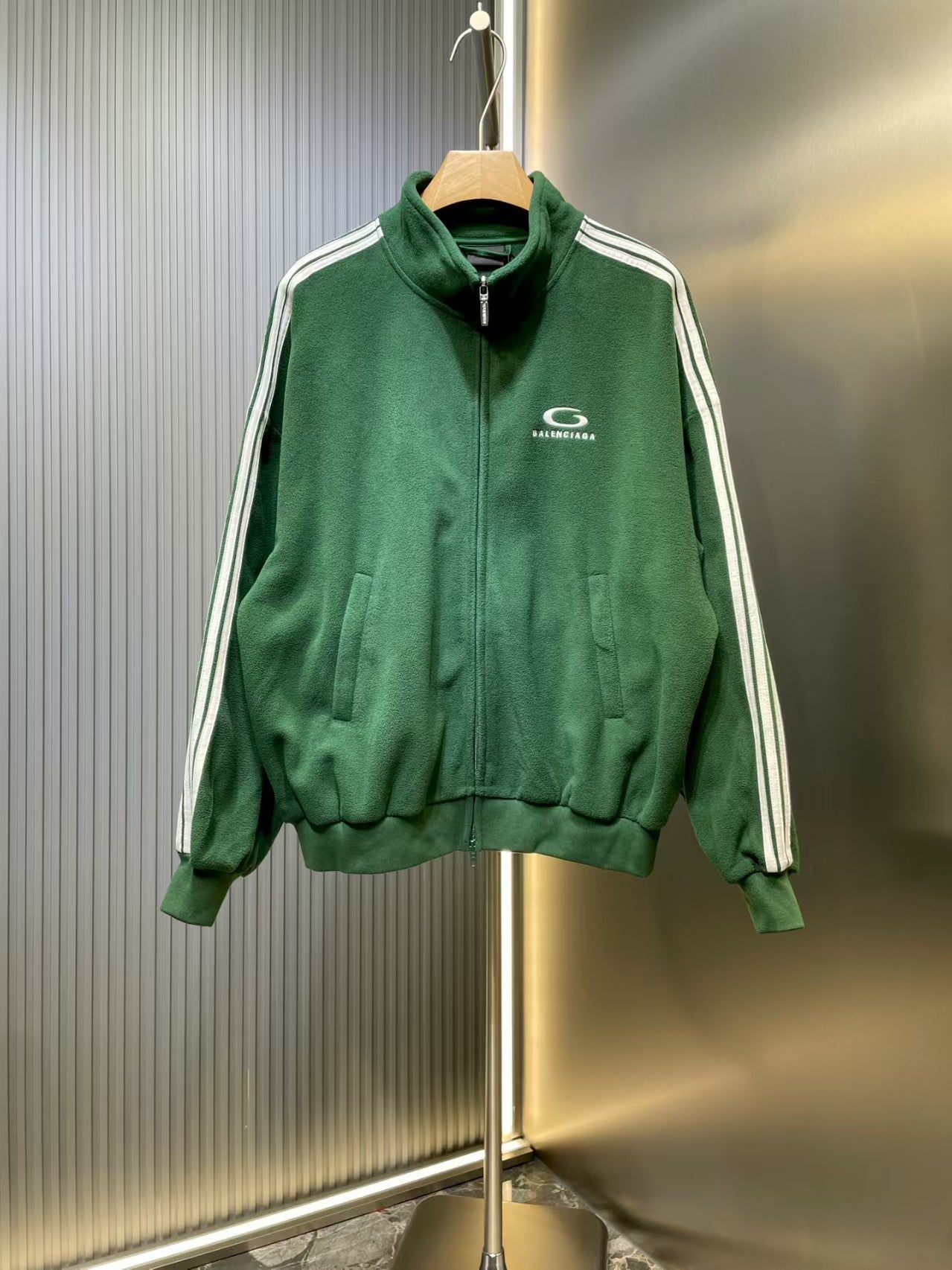 Autumn and winter stand up collar jacket