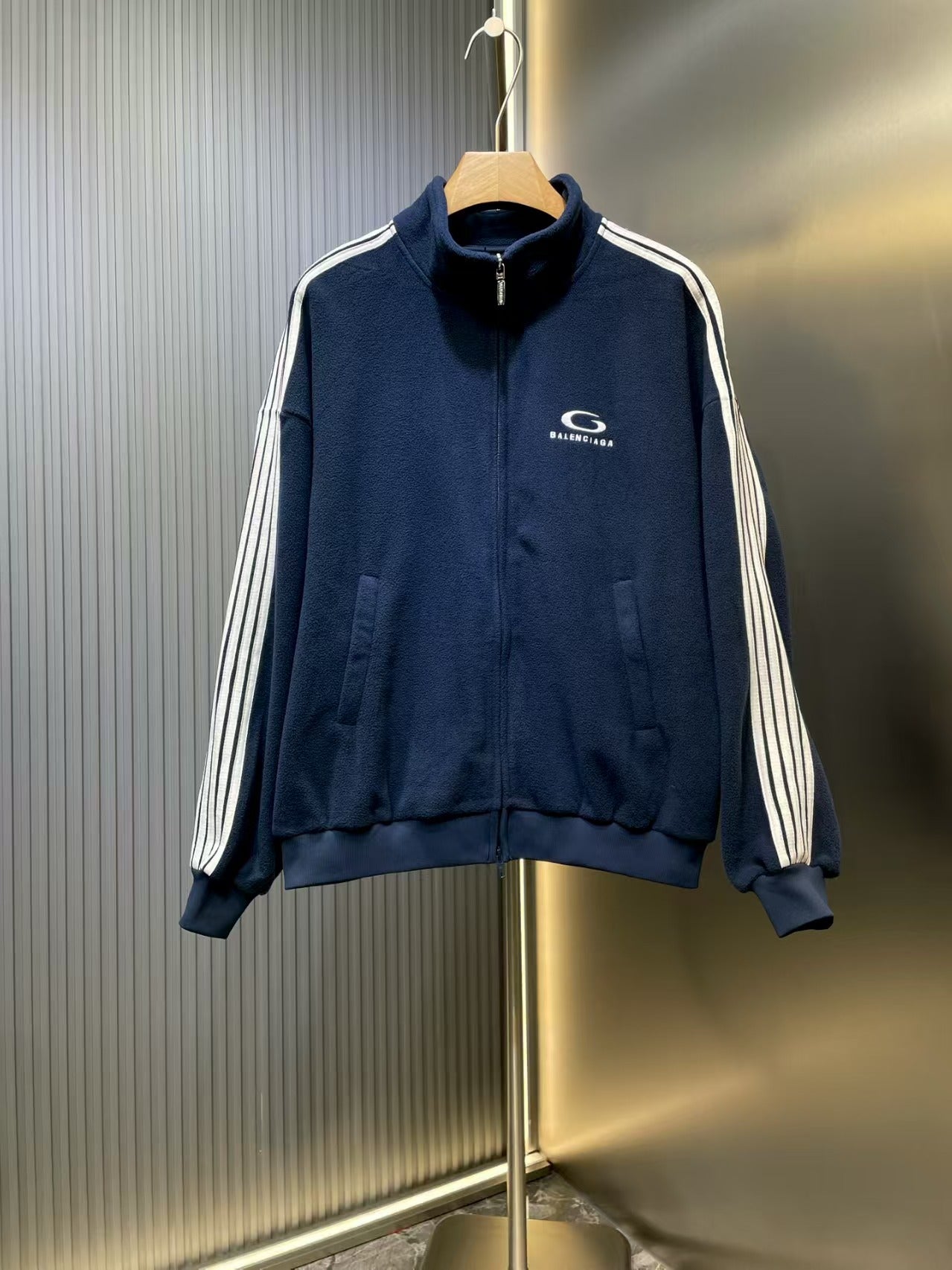 Autumn and winter stand up collar jacket