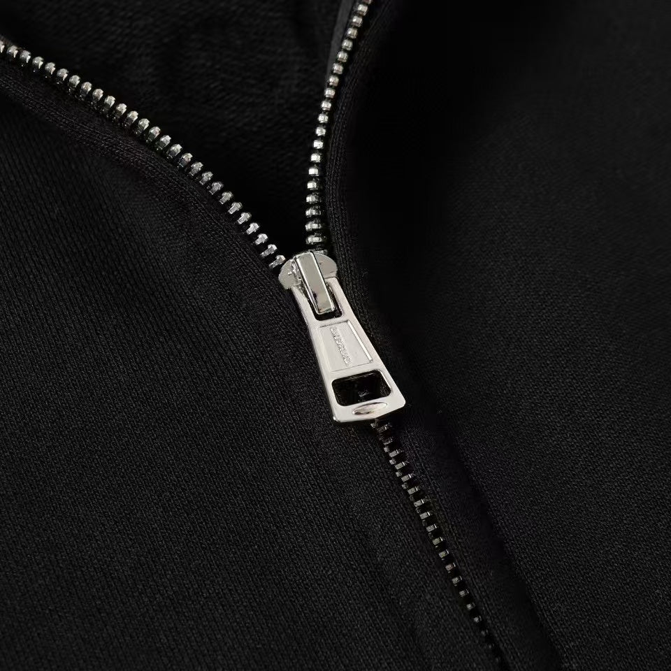 Ripped hooded sweatshirt