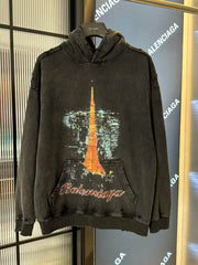 Wash and make old hooded sweatshirt