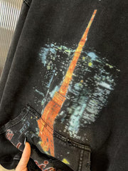 Wash and make old hooded sweatshirt
