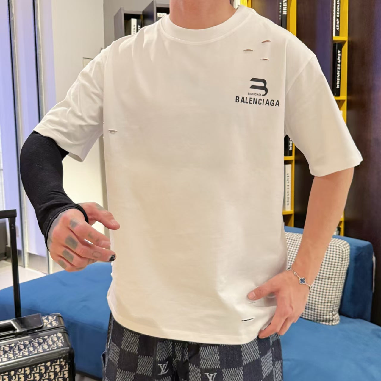 printed short sleeve