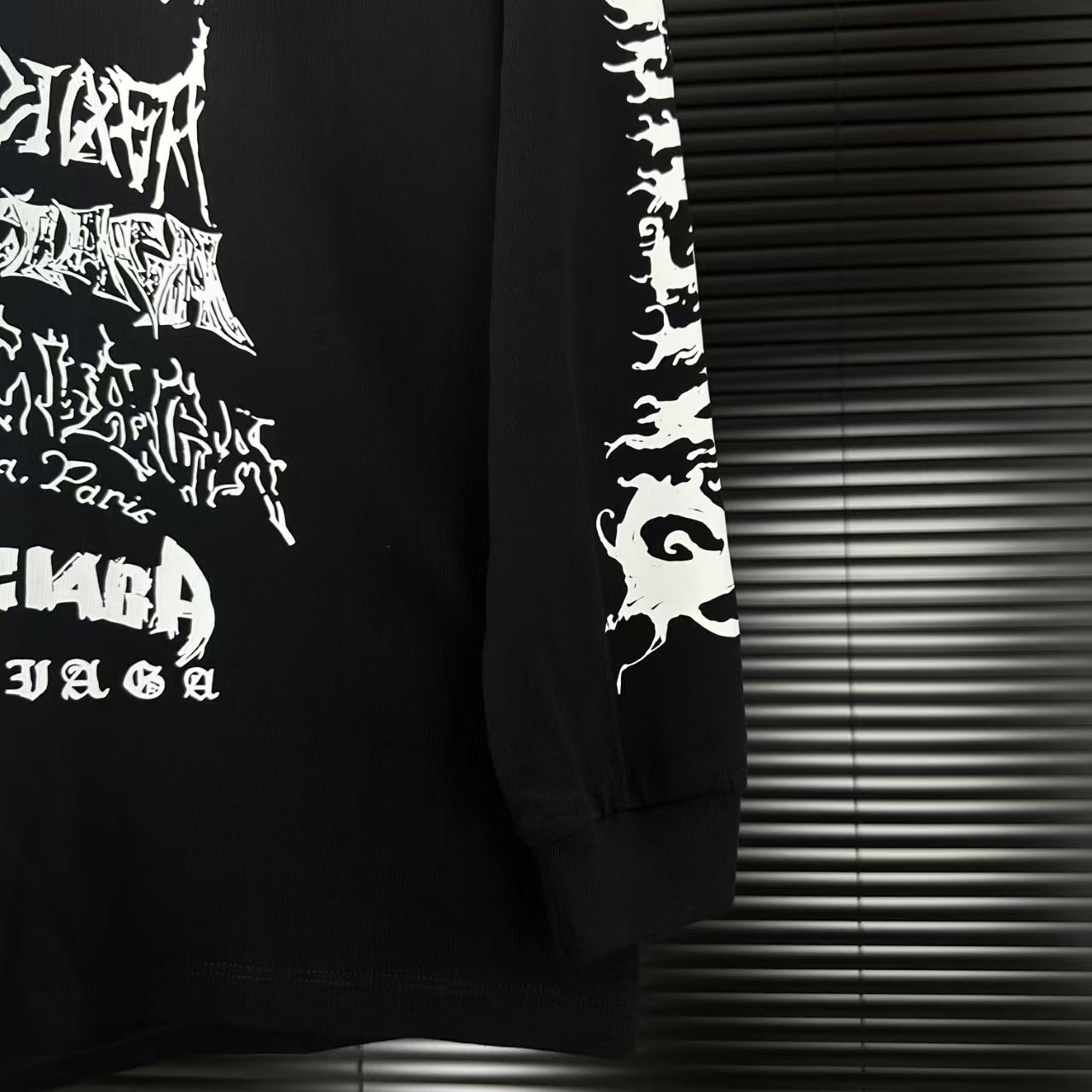 Printed long sleeved base shirt