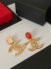 Vintage large earrings
