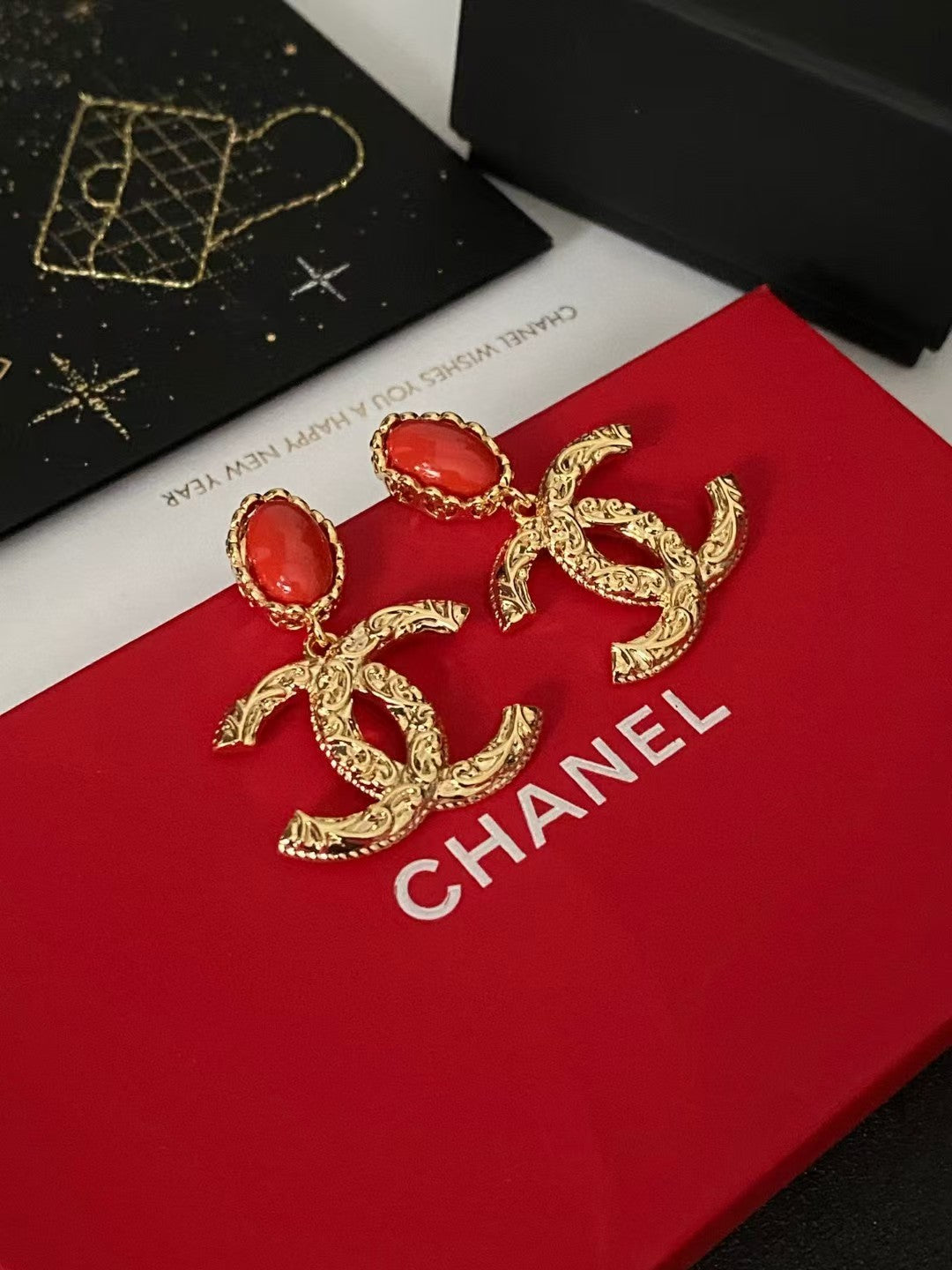Vintage large earrings