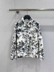 Full printed denim jacket