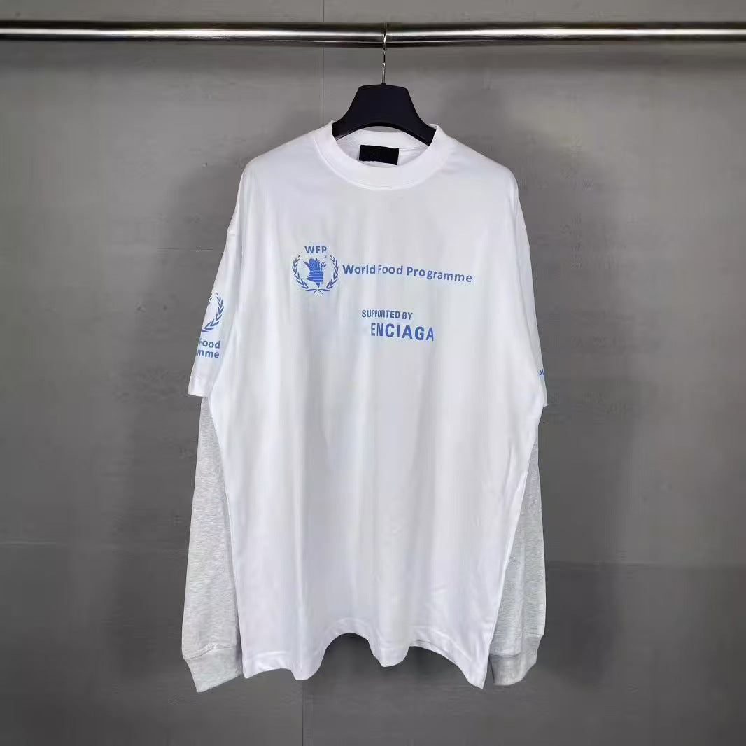 Fake two long sleeves