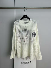 New hollowed out knitted sweater