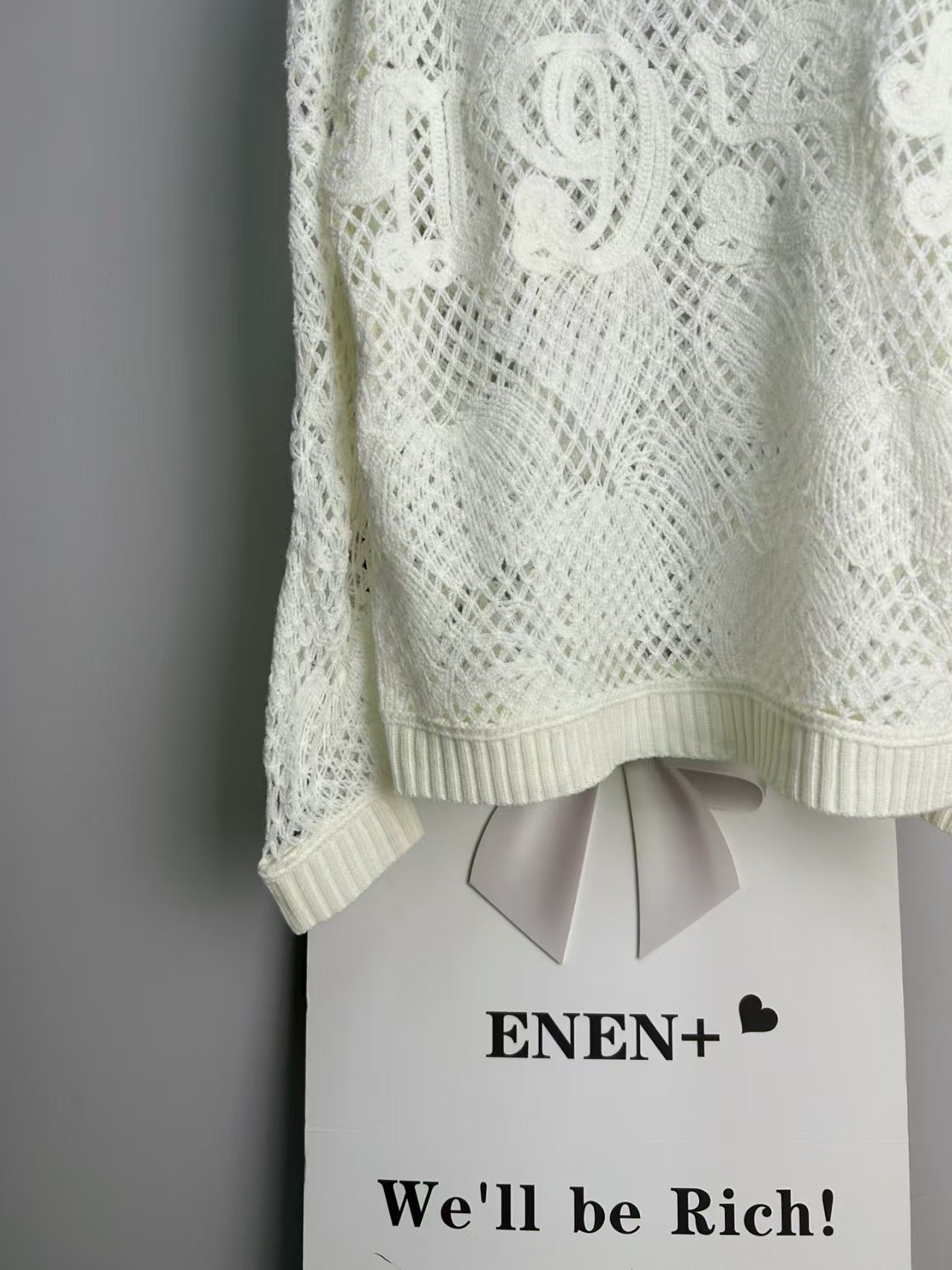 Hollow knit top