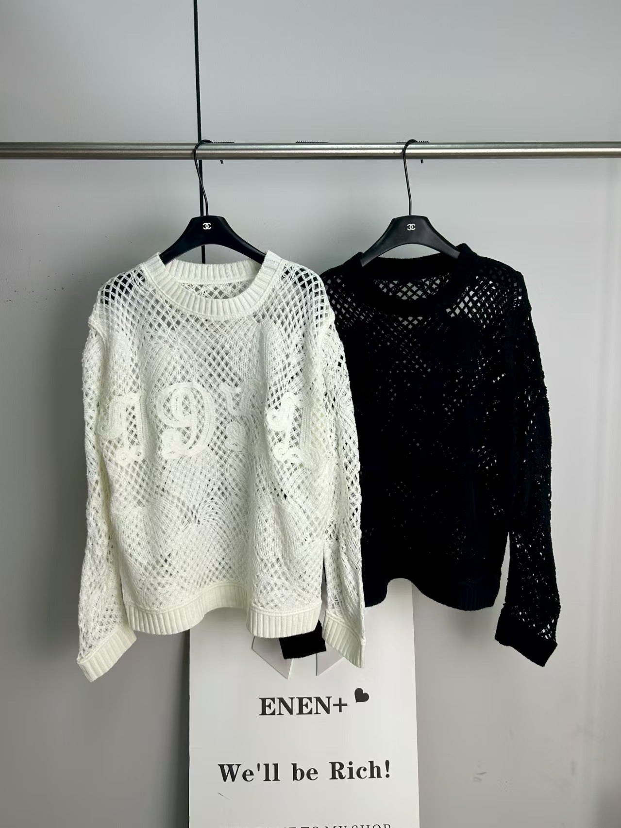 Hollow knit top