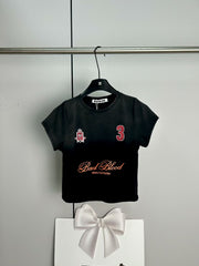 Casual printed short sleeved shirt