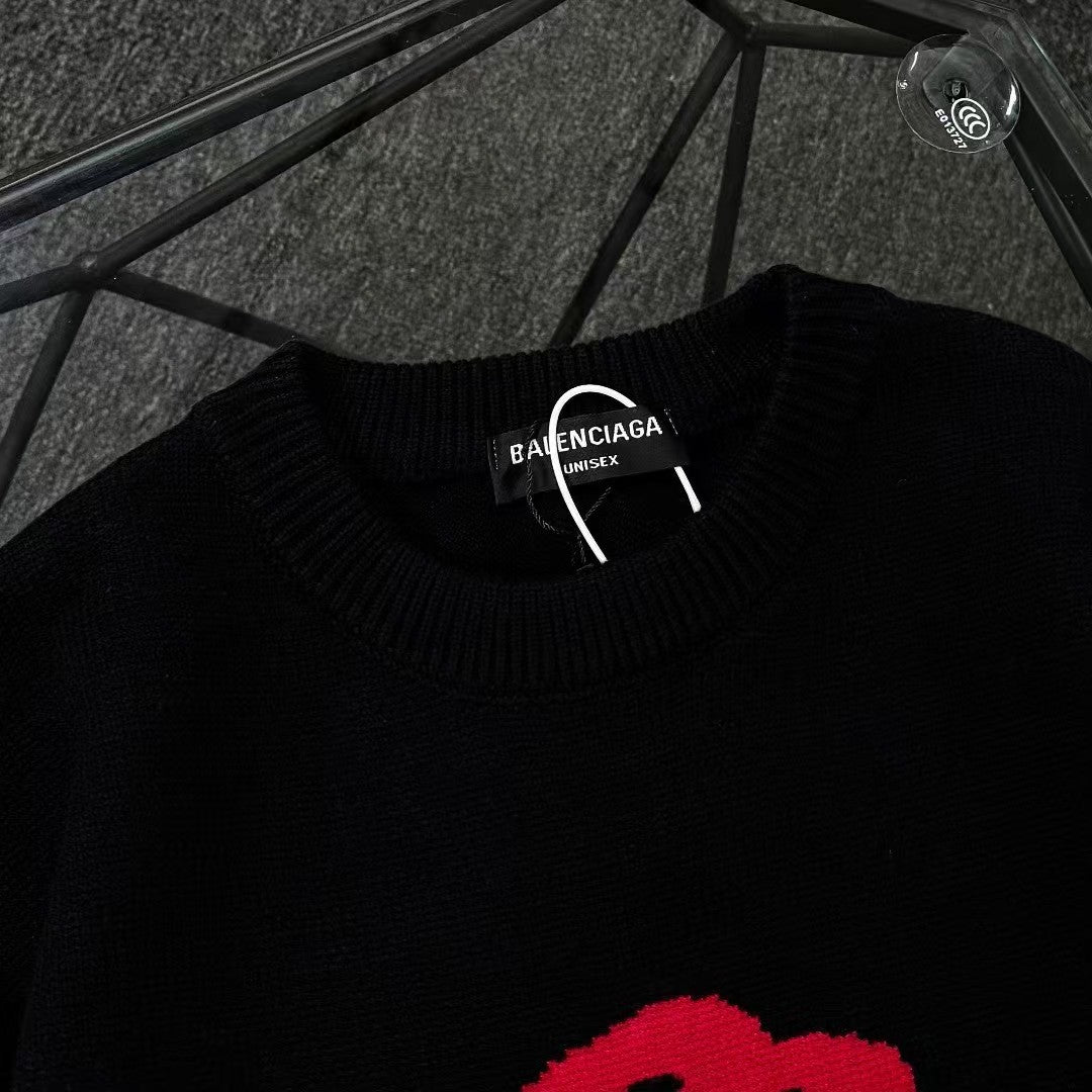 New Jacquard Knitted Sweater