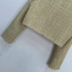 Handmade floral short jacket