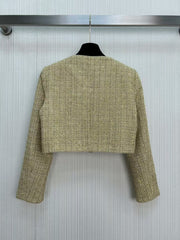 Handmade floral short jacket