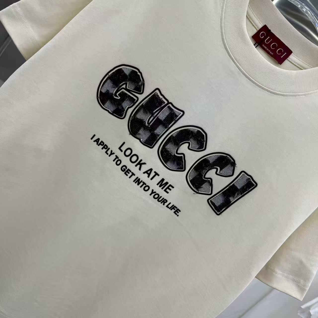 Cowboy patch round neck short sleeved shirt