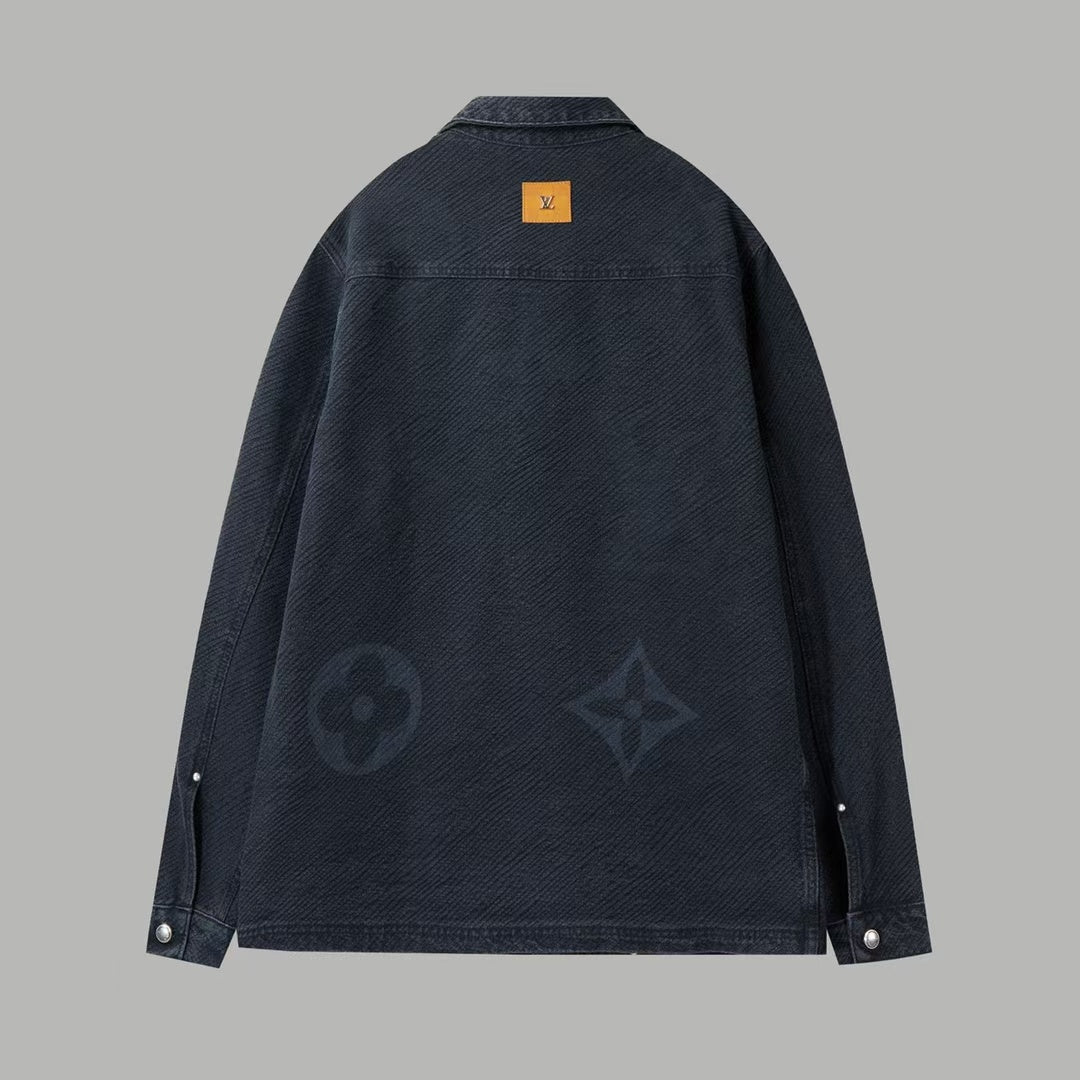 New jacquard denim jacket
