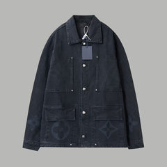 New jacquard denim jacket