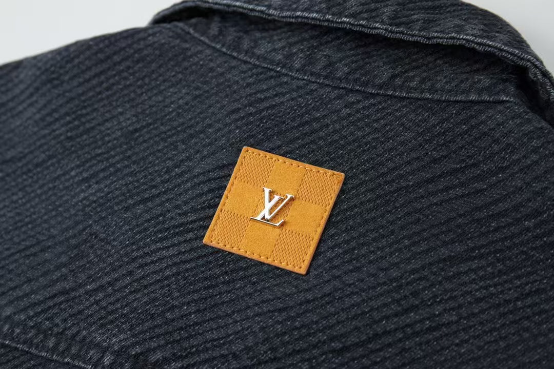 New jacquard denim jacket