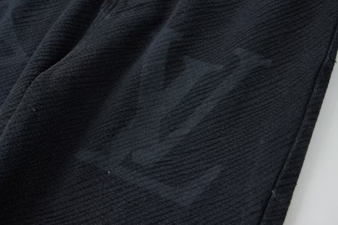 New jacquard denim pants