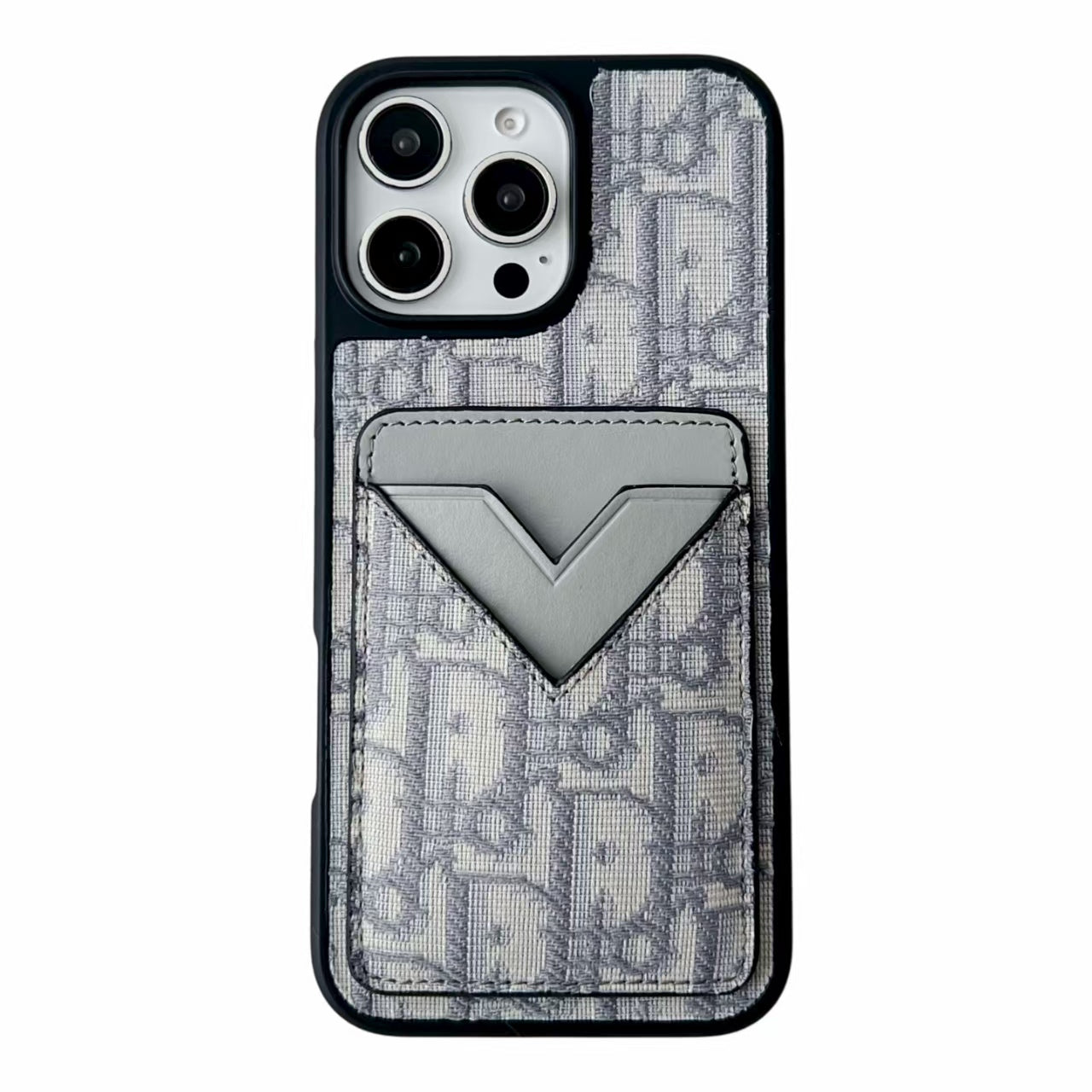 V-shaped card holder phone case