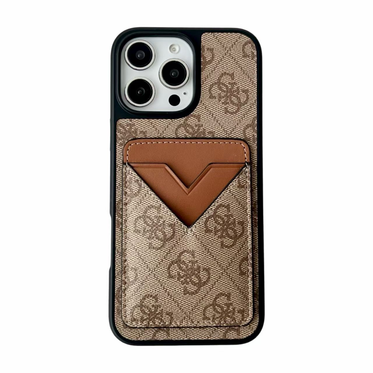 V-shaped card holder phone case