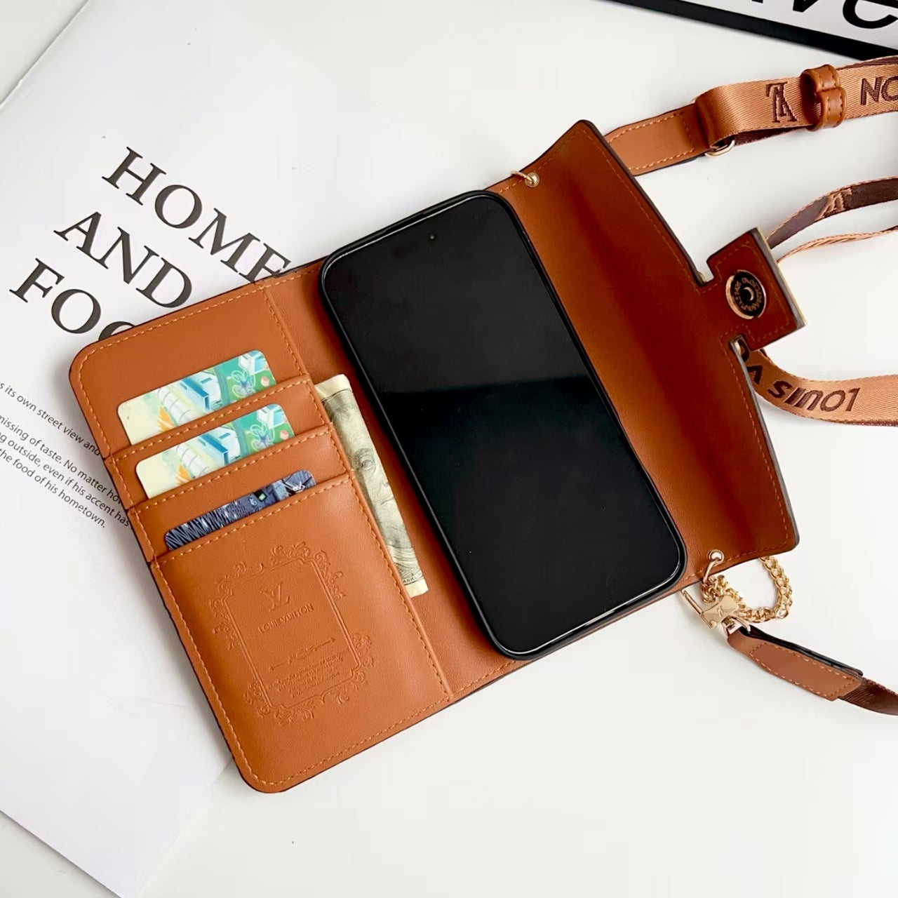 Postman leather phone case