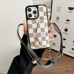 Horizontal multi slot organ card case phone case