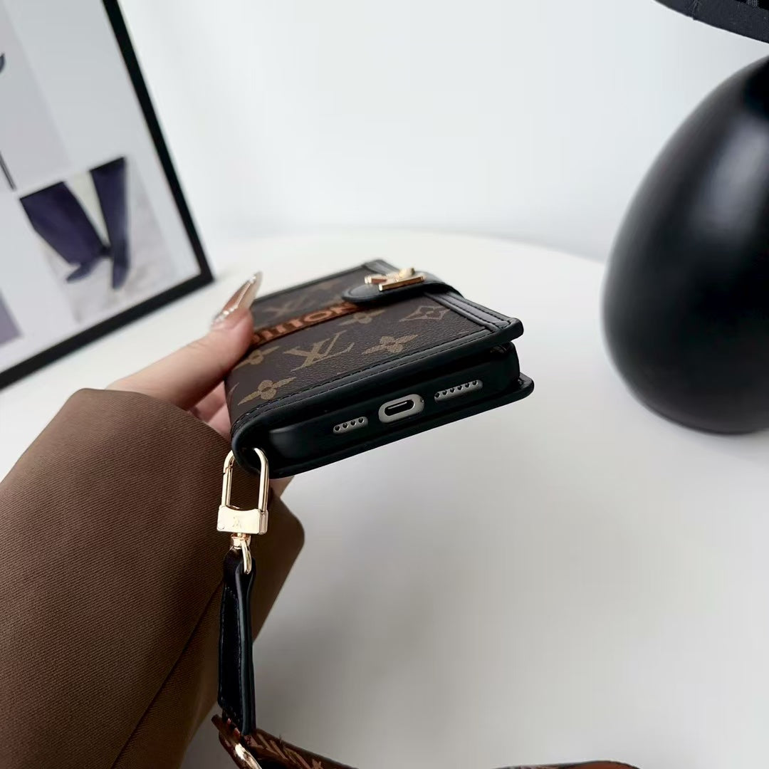 High quality leather case phone case