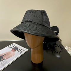 New leather fisherman hat