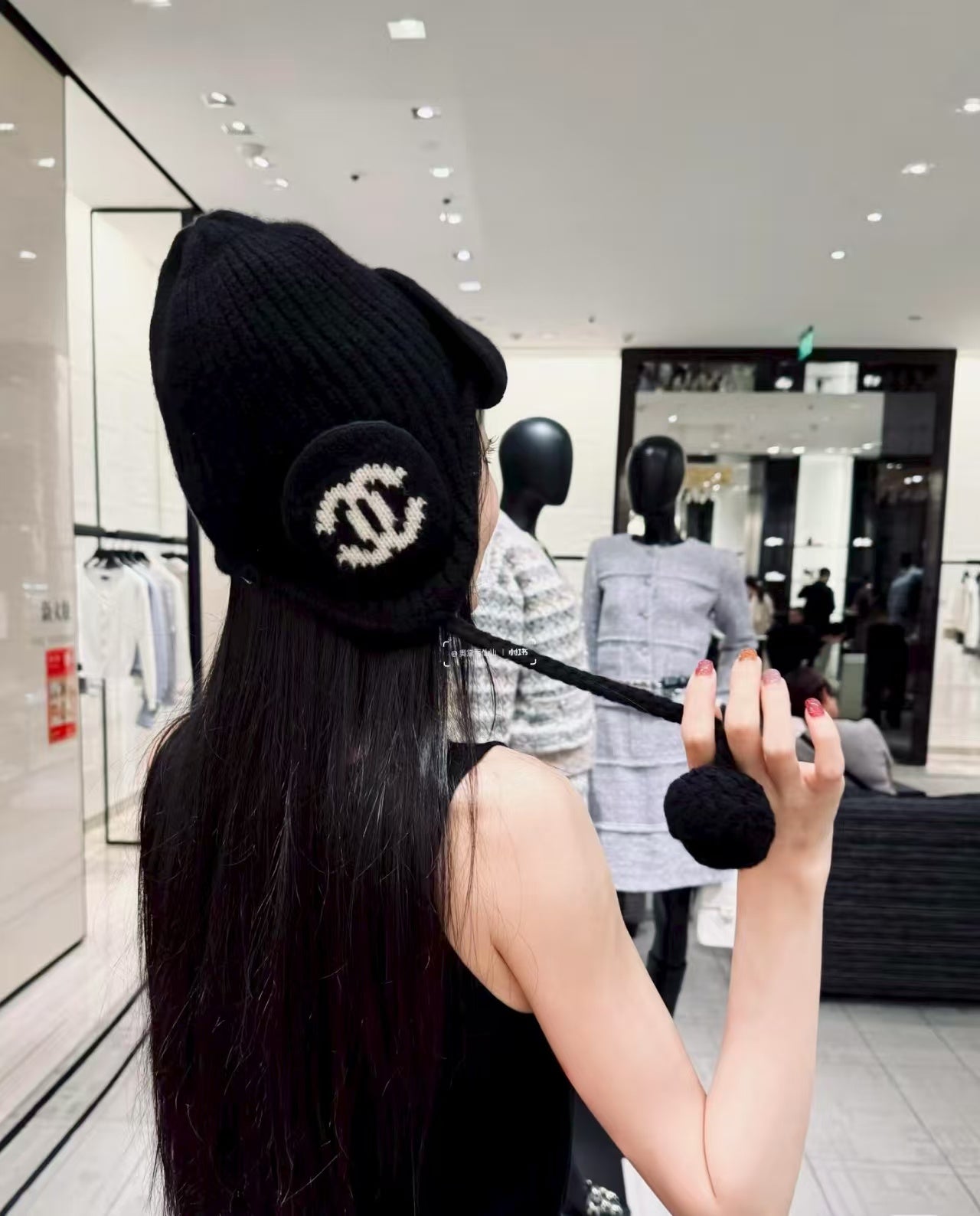 New fur ball cap