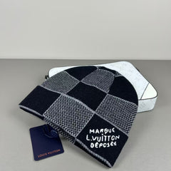 Wool knitted yarn cap