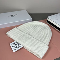 Wool knitted yarn cap